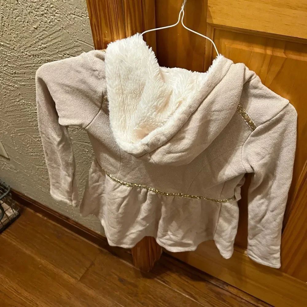 Mia Joy size 8 girls glitzy cozy jacket